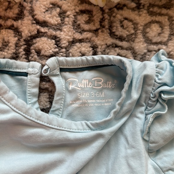 Ruffle Butts outfit one piece with bears and trees size 3-6m - Picture 2 of 3